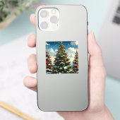 Weihnachtsbaum Aufkleber (Telefon)