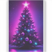 Weihnachtsbaum Aufkleber (Vorderseite)