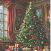 Weihnachtsbaum Aufkleber (Vorderseite)