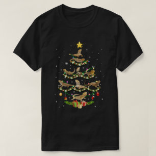 Weihnachtsbaum aus Bartdrachen Funny Reptile Lover T-Shirt