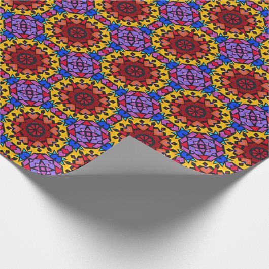 Weihnachtsbaum aus festem Glas Geschenkpapier (Ecke)