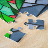 Weihnachtsbaum aus festem Glas Puzzle (Seite)