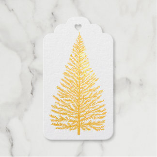 Weihnachtsbaum aus Folie Geschenkanhänger