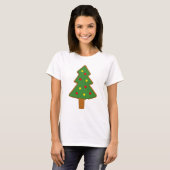 Weihnachtsbaum aus Lebkuchen T-Shirt (Vorne ganz)