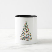 Weihnachtsbaum aus Lichtern Tasse (Zentrum)