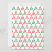 Weihnachtsbaum aus Pfotenschneeflocken (Rückseite)