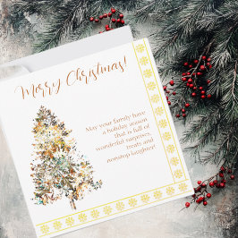 Weihnachtsbaum aus Schneeflocken