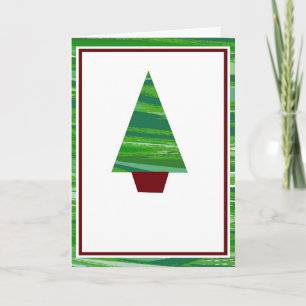 Weihnachtsbaum-Ausschnitt Feiertagskarte