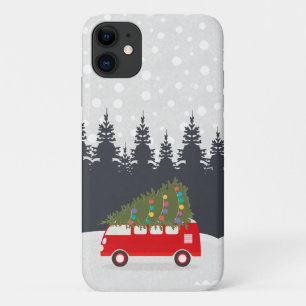 Weihnachtsbaum & Auto iPhone Case