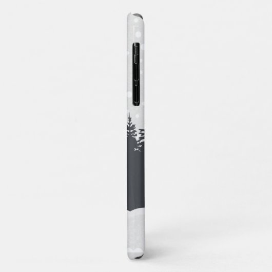 Weihnachtsbaum & Auto iPhone Case (Hinten/Links)