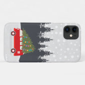 Weihnachtsbaum & Auto iPhone Case (Rückseite (Horizontal))