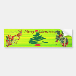 Weihnachtsbaum Autoaufkleber
