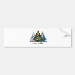 Weihnachtsbaum autoaufkleber