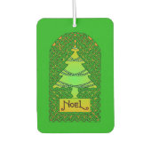 Weihnachtsbaum Autolufterfrischer (Vorderseite)