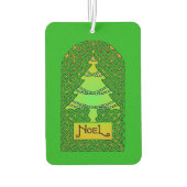 Weihnachtsbaum Autolufterfrischer (Rückseite)