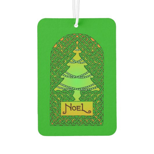 Weihnachtsbaum Autolufterfrischer (Rückseite)