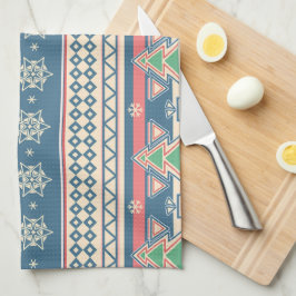 Weihnachtsbaum Aztec Style - Einzigartiger Urlaub Geschirrtuch