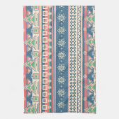 Weihnachtsbaum Aztec Style - Einzigartiger Urlaub Geschirrtuch (Vertikal)