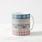 Weihnachtsbaum Aztec Style - Einzigartiger Urlaub Kaffeetasse (VorderseiteRechts)