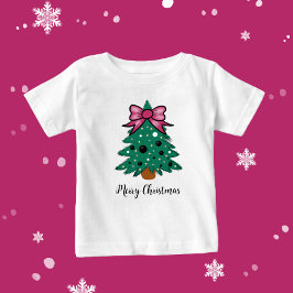 Weihnachtsbaum Baby T-shirt