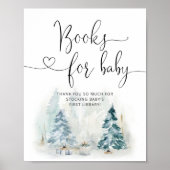 Weihnachtsbaum Babydusche Bücher für Kinder Poster (Vorne)