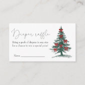 Weihnachtsbaum Babydusche Windelwanne Begleitkarte (Vorderseite)