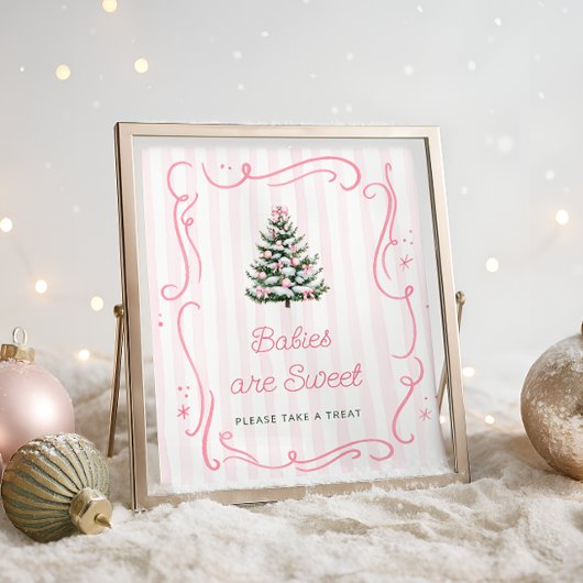 Weihnachtsbaum-Babys sind süß, nimm dir ein Lecker Poster