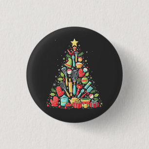 Weihnachtsbaum Backen Koch Cook Xmas Button