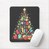Weihnachtsbaum Backen Koch Cook Xmas Mousepad (Mit Mouse)