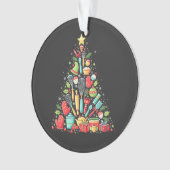 Weihnachtsbaum Backen Koch Cook Xmas Ornament (Vorderseite)