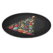 Weihnachtsbaum Backen Koch Cook Xmas Schneidebrett (Ecke)