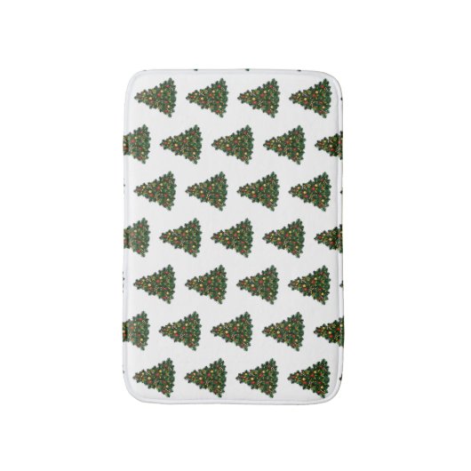 Weihnachtsbaum Badematte (Vorderseite Vertikal)