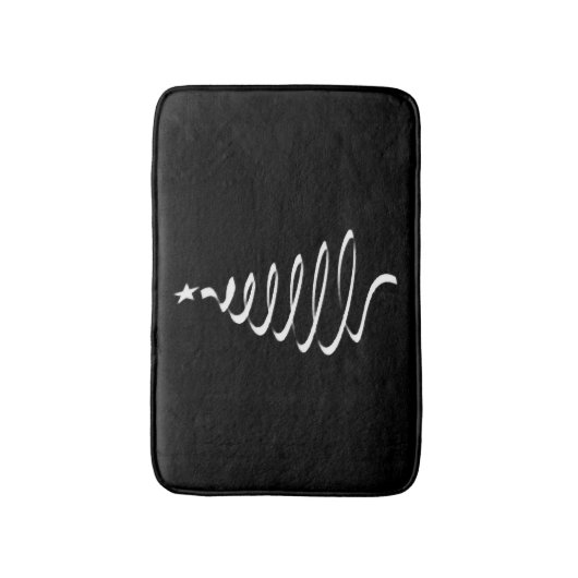 Weihnachtsbaum Badematte (Vorderseite Vertikal)