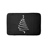 Weihnachtsbaum Badematte (Vorderseite)