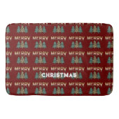 Weihnachtsbaum Badematte (Vorderseite)