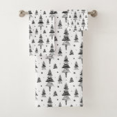 Weihnachtsbaum badhandtuch set (Insitu)