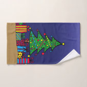 Weihnachtsbaum Badhandtuch Set (Handtuch)