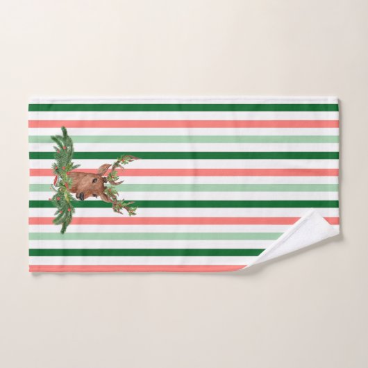 Weihnachtsbaum Badhandtuch Set (Handtuch)