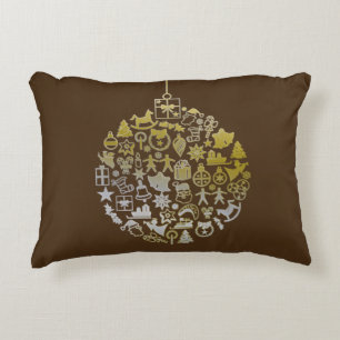 Weihnachtsbaum-Ball-Verzierung + Ihre Ideen Zierkissen