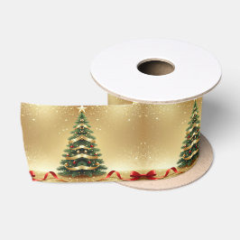Weihnachtsbaum Bänder Feiertags Satinband