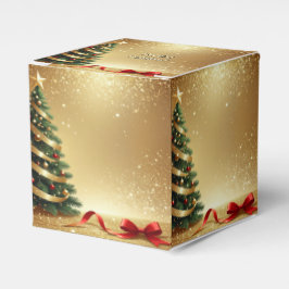 Weihnachtsbaum Bänder Geschenkbox Geschenkschachtel