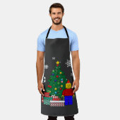 Weihnachtsbaum Baseball Schürze (Getragen)