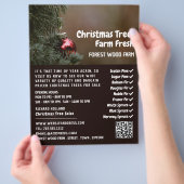 Weihnachtsbaum Bauble, Verkauf von Weihnachtsbaume Flyer (Hand)