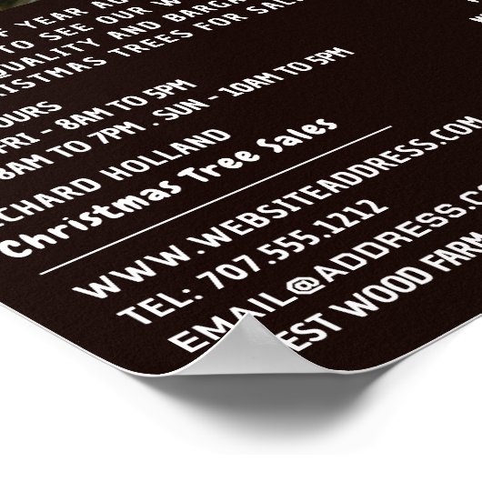 Weihnachtsbaum Bauble, Verkauf von Weihnachtsbaume Poster (Ecke)