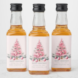 Weihnachtsbaum Baubles Mini Liquor Flaschen Labels Alkoholflaschenetikett