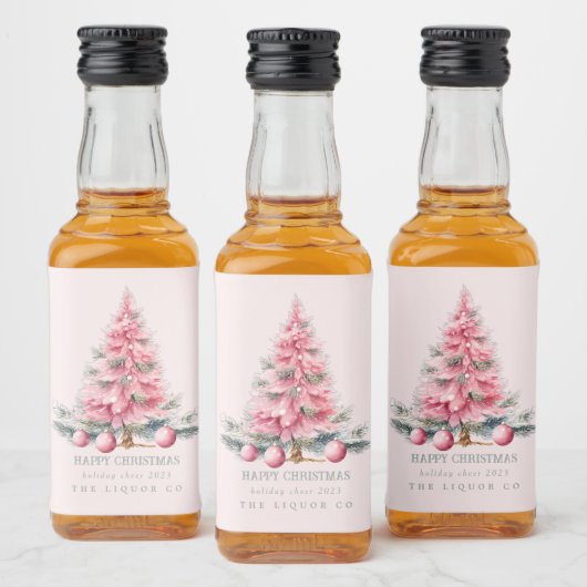Weihnachtsbaum Baubles Mini Liquor Flaschen Labels Alkoholflaschenetikett (Flaschen)