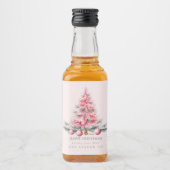 Weihnachtsbaum Baubles Mini Liquor Flaschen Labels Alkoholflaschenetikett (Vorderseite)