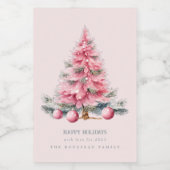 Weihnachtsbaum Baubles Mini Weinflaschen Etiketten (Einzelnes Label)