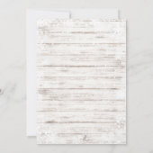 Weihnachtsbaum-Bauernhof-Feiertags-Foto-Karte Einladung (Rückseite)