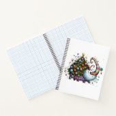 Weihnachtsbaum Beast Spiral Notebook Notizblock (Innenseite)